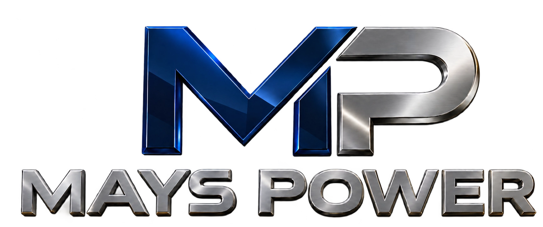 MAYS POWER metallic logo